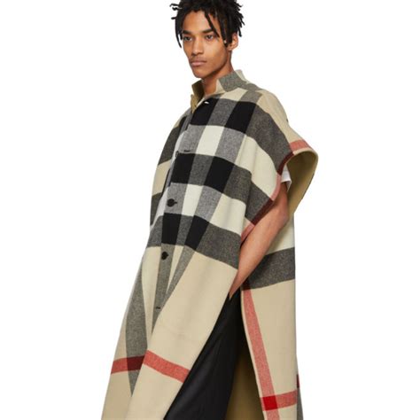 poncho burberry homme|burberry ponchos on sale.